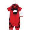 image:imageHudson Baby Unisex Thermal Layette Set 4pcGirl Buffalo Plaid Short Sleeve