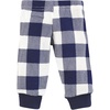 image:imageHudson Baby Unisex Thermal Layette Set 4pcNavy Plaid Long Sleeve
