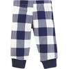 image:imageHudson Baby Unisex Thermal Layette Set 4pcNavy Plaid Short Sleeve