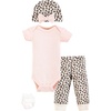 image:imageHudson Baby Unisex Thermal Layette Set 4pcLeopard