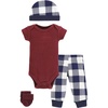 Navy Plaid Short Sleeve
