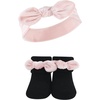 image:imageHudson Baby Baby Girls Hudson Baby Infant Girl Headband and Socks Set Bear Leopard 09 MonthsVelvet Knot