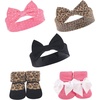 image:imageHudson Baby Baby Girls Hudson Baby Infant Girl Headband and Socks Set Bear Leopard 09 MonthsLeopard