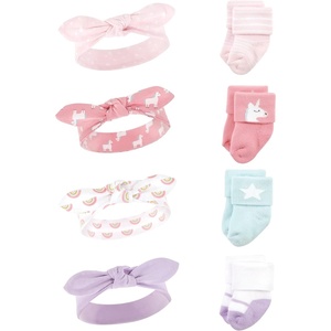image:imageHudson Baby Baby Girls Hudson Baby Infant Girl Headband and Socks Set Bear Leopard 09 MonthsUnicorn