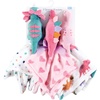 image:imageHudson Baby Unisex Baby Animal Face Security Blanket Elephant One SizeCuteasaurus 3pack