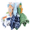 image:imageHudson Baby Unisex Baby Animal Face Security Blanket Elephant One SizeDinosaurs 3pack