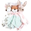 image:imageHudson Baby Unisex Baby Animal Face Security Blanket Elephant One SizeEnchanted Forest 3pack