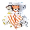 image:imageHudson Baby Unisex Baby Animal Face Security Blanket Elephant One SizeModern Safari