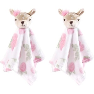 image:imageHudson Baby Unisex Baby Animal Face Security Blanket Elephant One SizeFawn