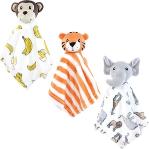 image:imageHudson Baby Unisex Baby Animal Face Security Blanket Elephant One SizeModern Safari