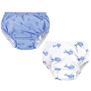 image:imageHudson Baby Unisex Baby Swim Diapers Blue Whale Navy Anchor 4 ToddlerBlue Whale Navy Anchor