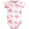 image:imageHudson Baby Baby Girls 3pc Cotton BodysuitsBlush Rose Leopard