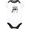 image:imageHudson Baby Baby Girls 3pc Cotton BodysuitsUdderly Adorable