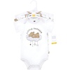 image:imageHudson Baby Cotton Bodysuits Dreamy Teddy 1218 Months