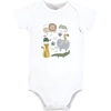 image:imageHudson Baby Infant Boy Cotton Bodysuits 3Pack Jungle 03 Months