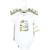image:imageHudson Baby Infant Boy Cotton Bodysuits 3Pack Jungle 03 Months
