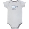 image:imageHudson Baby Infant Boy Cotton Bodysuits Born To Fly 36 Months