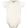 image:imageHudson Baby Infant Boy Cotton Bodysuits Burgundy Beige Suspender 03 Months