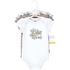 image:imageHudson Baby Infant Girls Cotton Bodysuits 3Pack Wild Cheetah 912 Months