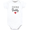image:imageHudson Baby Unisex Baby Cotton Bodysuits 5 PieceGirl Daddy Red Black