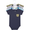 image:imageHudson Baby Unisex Baby Cotton Bodysuits 5packBasic Pocket
