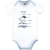 image:imageHudson Baby Unisex Baby Cotton Bodysuits 5packBoy Whale Types