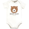 image:imageHudson Baby Unisex Baby Cotton Bodysuits Bear Hugs 03 Months