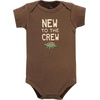 image:imageHudson Baby Unisex Baby Cotton Bodysuits Dinosaur Adventures 3Pack Newborn