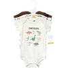 image:imageHudson Baby Unisex Baby Cotton Bodysuits Dinosaur Adventures 3Pack Newborn