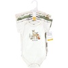 image:imageHudson Baby Unisex Baby Cotton Bodysuits Forest Animals 5Pack 912 Months