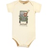 image:imageHudson Baby Unisex Baby Cotton Bodysuits Going On Safari 3Pack 03 Months