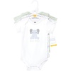image:imageHudson Baby Unisex Baby Cotton Bodysuits Hello World Elephant 69 Months