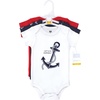 image:imageHudson Baby Unisex Baby Cotton Bodysuits Nautical Anchor 69 Months