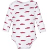 image:imageHudson Baby Unisex Baby Cotton LongSleeve Bodysuits 3PackRace Car Crew