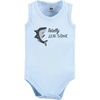 image:imageHudson Baby Unisex Baby Cotton Sleeveless BodysuitsBoy Shark Types