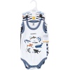 image:imageHudson Baby Unisex Baby Cotton Sleeveless BodysuitsBoy Shark Types
