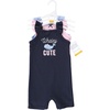 image:imageHudson Baby Unisex Cotton RompersWhaley Cute Girl