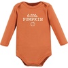 image:imageHudson Baby babyboys Cotton Longsleeve Bodysuits 3packHappy Fall