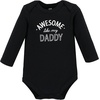 image:imageHudson Baby babyboys Cotton Longsleeve Bodysuits 3packMom Dad Moon Back