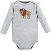 image:imageHudson Baby babyboys Cotton Longsleeve Bodysuits 3packWild Buffalo