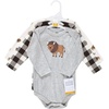 image:imageHudson Baby babyboys Cotton Longsleeve Bodysuits 3packWild Buffalo