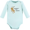 image:imageHudson Baby babyboys Cotton Longsleeve Bodysuits 5packLittle Monkey