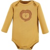 image:imageHudson Baby babyboys Cotton Longsleeve Bodysuits 5packLittle Monkey