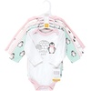 image:imageHudson Baby babygirls Cotton Longsleeve Bodysuits 5packGirl Penguin
