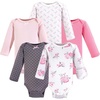 Basic Pink Floral Long-sleeve