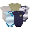 image:imageHudson Baby Unisex Baby Cotton Bodysuits 5packBasic Pocket