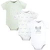 image:imageHudson Baby Unisex Baby Cotton Bodysuits Hello World Elephant 69 Months