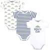 image:imageHudson Baby Unisex Baby Cotton Bodysuits Mighty Cute Dino 36 Months