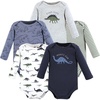 image:imageHudson Baby Unisex Baby Cotton BodysuitsBlue Green Dino