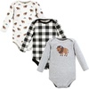 image:imageHudson Baby babyboys Cotton Longsleeve Bodysuits 3packWild Buffalo